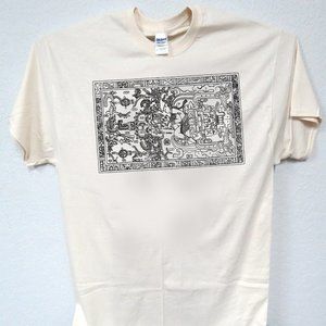 ANCIENT ALIEN, COOL I VORY MENS TEE T-122